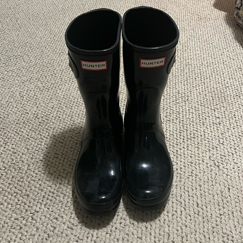 Hunter rain boots like new size 10